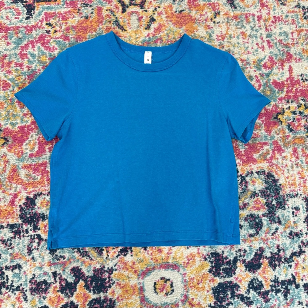 lululemon classic for cotton blend tee